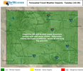 Forecasted Impacts Map